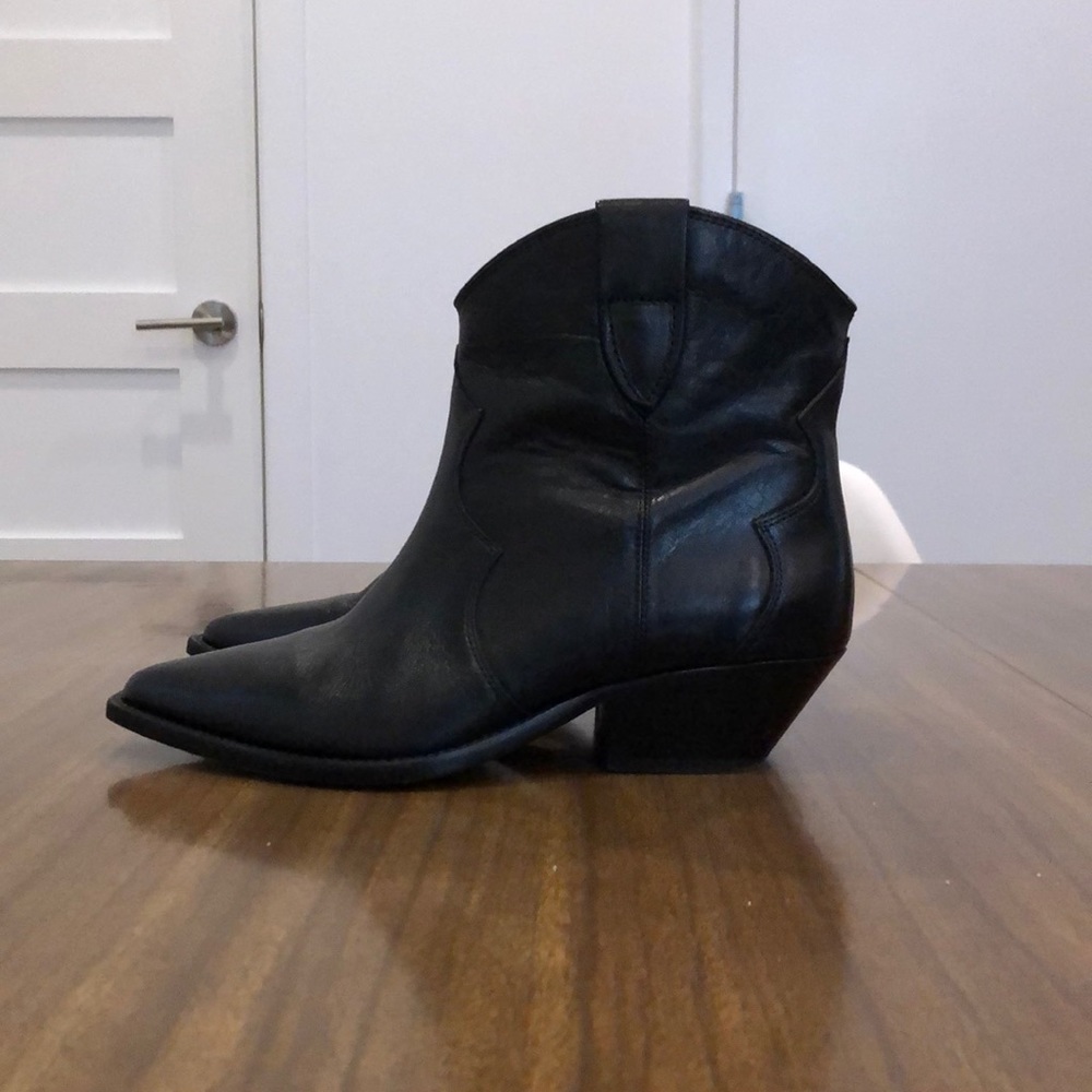 Isabel Marant Leather Ankle Boot Size 38